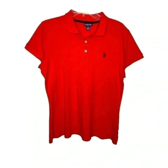 U.S. Polo Assn. Red Polo Shirt - Picture 1 of 5